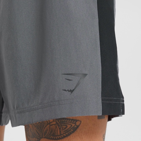 Gymshark Charcoal Athletic Shorts - Picture 3 of 10